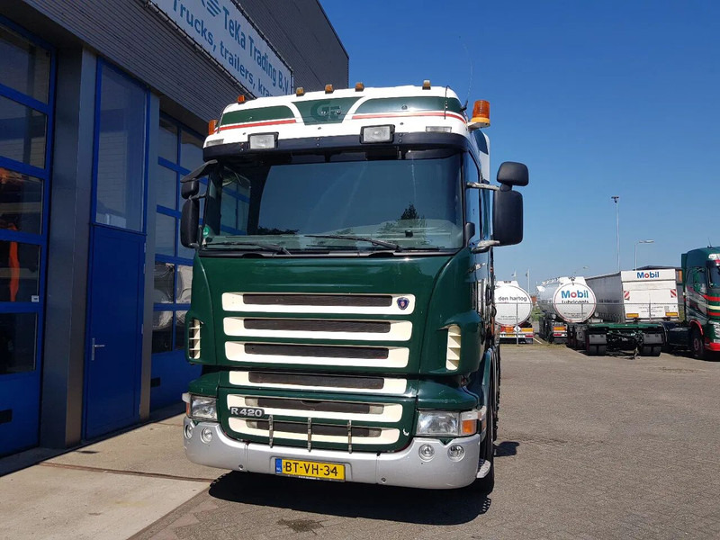 Scania R420 8x2 HIAB 800E-7 Hipro 80 ton/meter Winch Retarder - Бордови камион: снимка 4 Scania R420 8x2 HIAB 800E-7 Hipro 80 ton/meter Winch Retarder - Бордови камион: снимка 4
