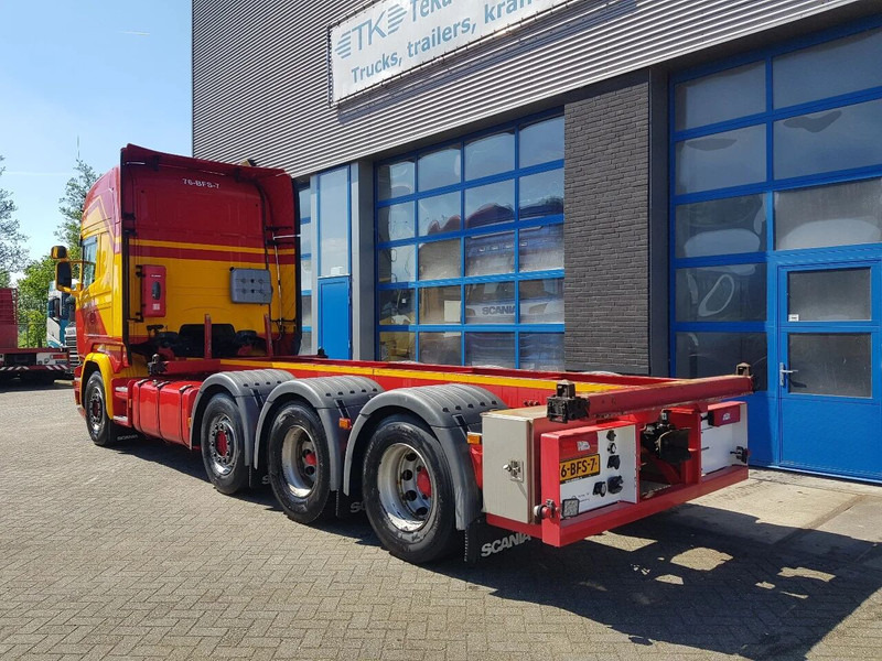 Scania R450 8x2 Topline ADR EX/II, EX/III, FL en AT SCR only - Контейнеровоз/ Сменна каросерия камион: снимка 4 Scania R450 8x2 Topline ADR EX/II, EX/III, FL en AT SCR only - Контейнеровоз/ Сменна каросерия камион: снимка 4