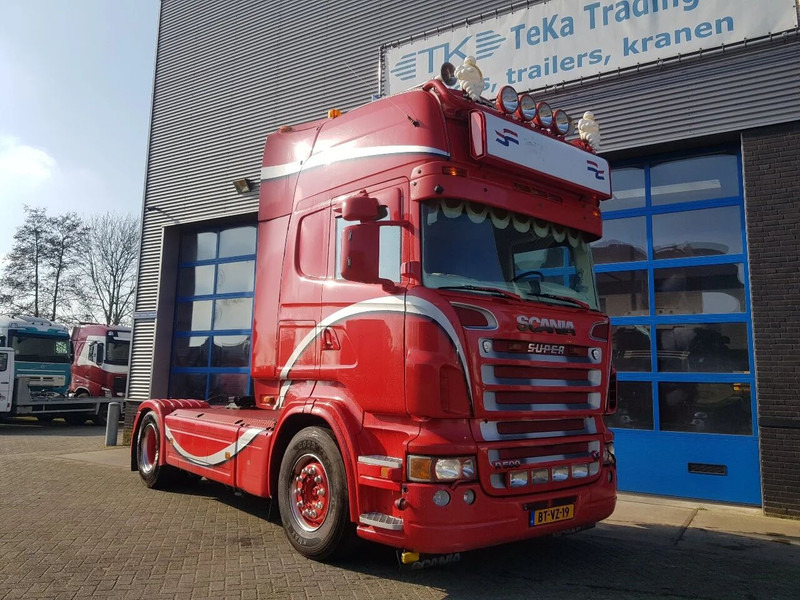 Scania R500 V8 Showtruck Open uitlaat Standairco Retarder - Влекач: снимка 5 Scania R500 V8 Showtruck Open uitlaat Standairco Retarder - Влекач: снимка 5