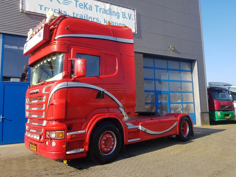 Scania R500 V8 Showtruck Open uitlaat Standairco Retarder - Влекач: снимка 2 Scania R500 V8 Showtruck Open uitlaat Standairco Retarder - Влекач: снимка 2