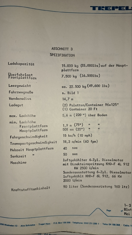 Trepel PCL2155SP - Техника за наземно обслужване: снимка 5 Trepel PCL2155SP - Техника за наземно обслужване: снимка 5