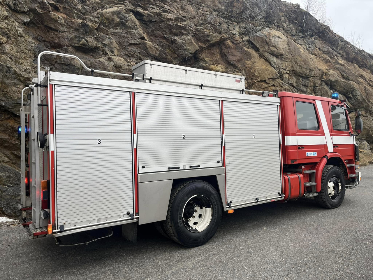 Пожарна кола Scania P93ML - Fire engine /firetruck - RESERVERAD !!: снимка 9