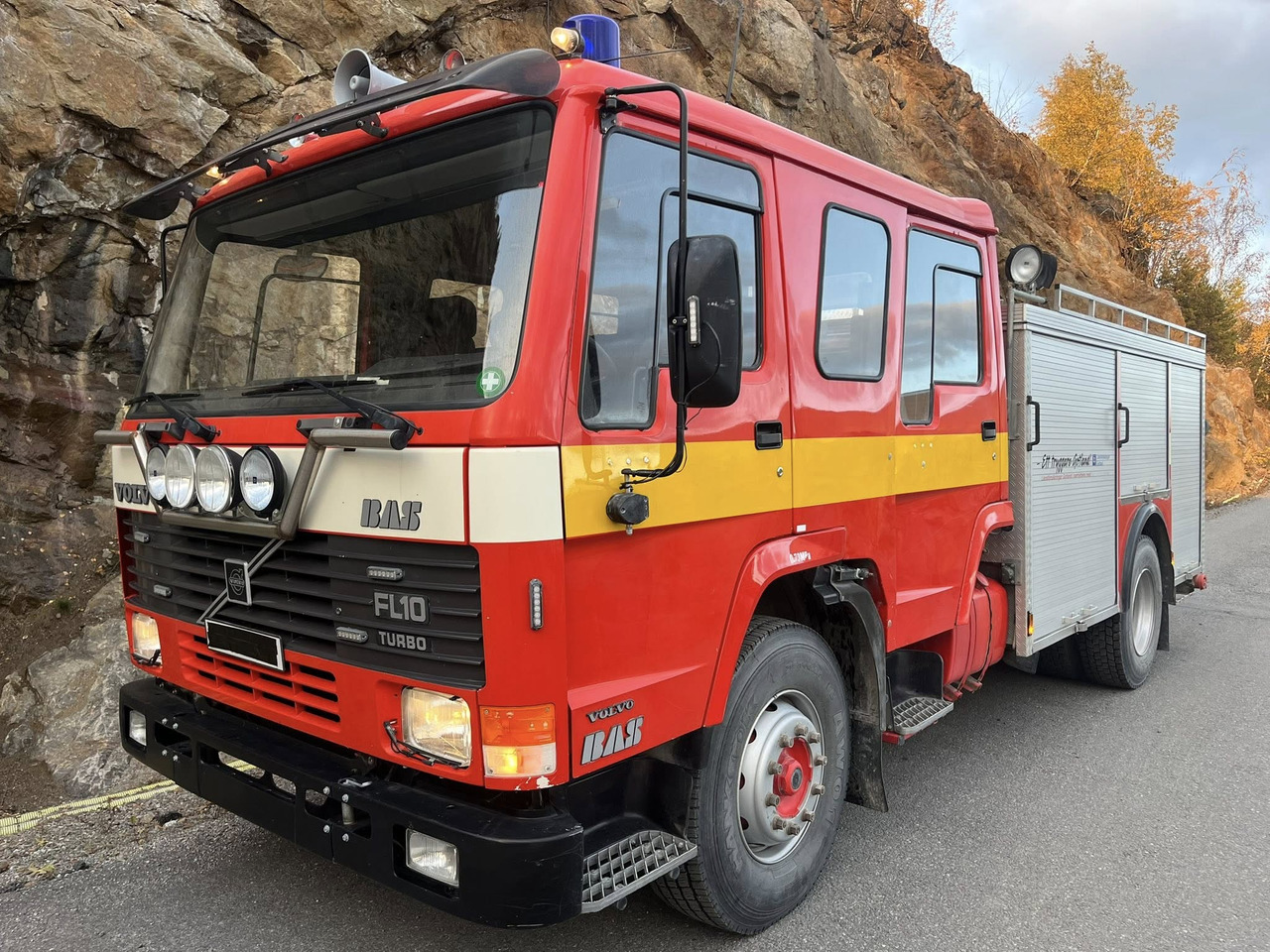 VOLVO FL10 4x2 - fire engine / fire truck / brandbil - Пожарна кола: снимка 1 VOLVO FL10 4x2 - fire engine / fire truck / brandbil - Пожарна кола: снимка 1