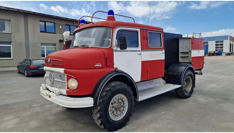 Mercedes-Benz 1113 4X4 new tank - Пожарна кола: снимка 1 Mercedes-Benz 1113 4X4 new tank - Пожарна кола: снимка 1