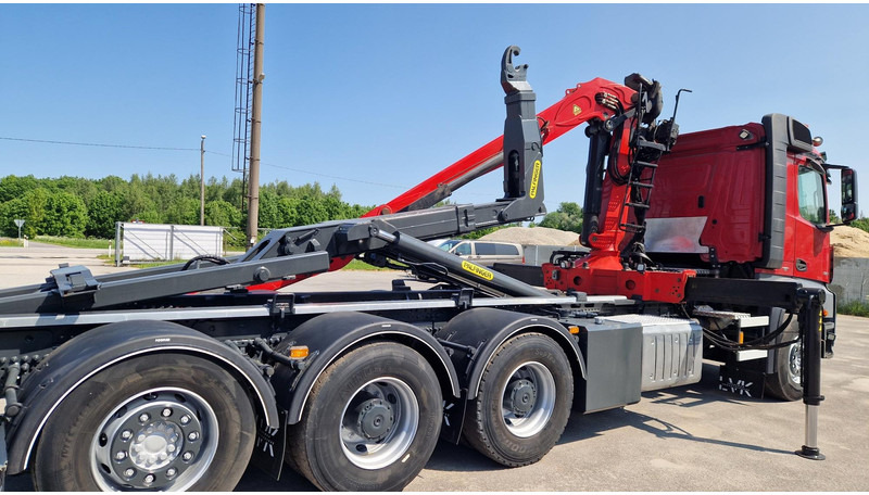 Мултилифт с кука камион, Камион с кран Mercedes-Benz Arocs 3251 8X4*4 Epsilon S260Z96: снимка 19