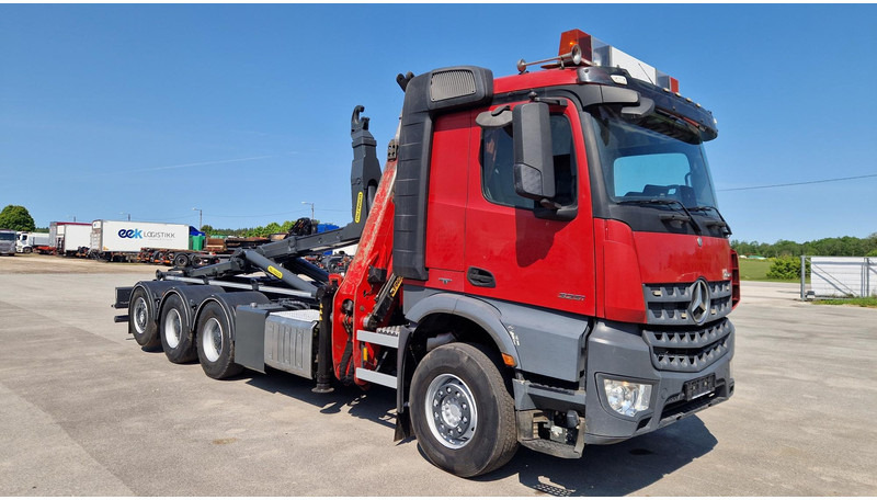 Мултилифт с кука камион, Камион с кран Mercedes-Benz Arocs 3251 8X4*4 Epsilon S260Z96: снимка 6