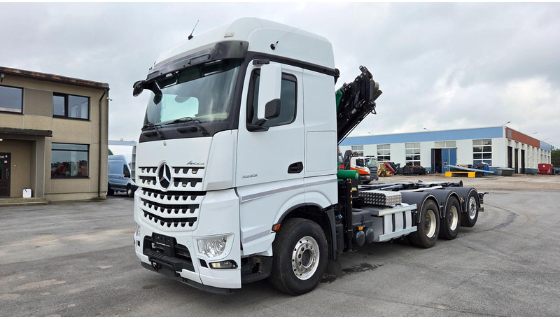 Mercedes-Benz Arocs 3253 8X4*4 Fassi F295 - Мултилифт с кука камион, Камион с кран: снимка 3 Mercedes-Benz Arocs 3253 8X4*4 Fassi F295 - Мултилифт с кука камион, Камион с кран: снимка 3
