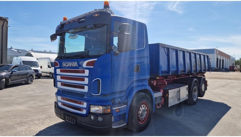 Scania R340 6X2*4 + Container - Камион с кабелна система: снимка 1 Scania R340 6X2*4 + Container - Камион с кабелна система: снимка 1