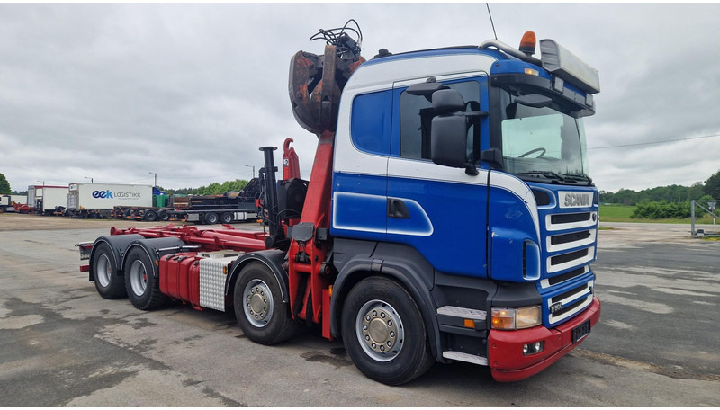 Scania R500 8X4 Epsilon E250Z95 - Мултилифт с кука камион, Камион с кран: снимка 4 Scania R500 8X4 Epsilon E250Z95 - Мултилифт с кука камион, Камион с кран: снимка 4