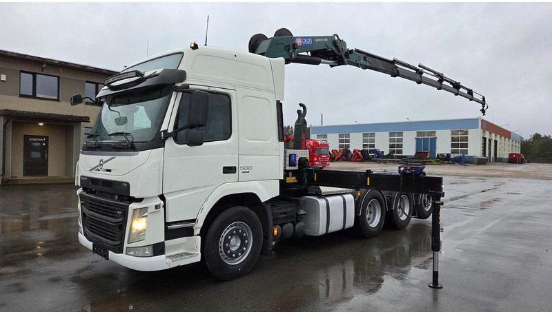 Volvo FM500 8X4*4 HMF 2620K6 - Мултилифт с кука камион, Камион с кран: снимка 1 Volvo FM500 8X4*4 HMF 2620K6 - Мултилифт с кука камион, Камион с кран: снимка 1