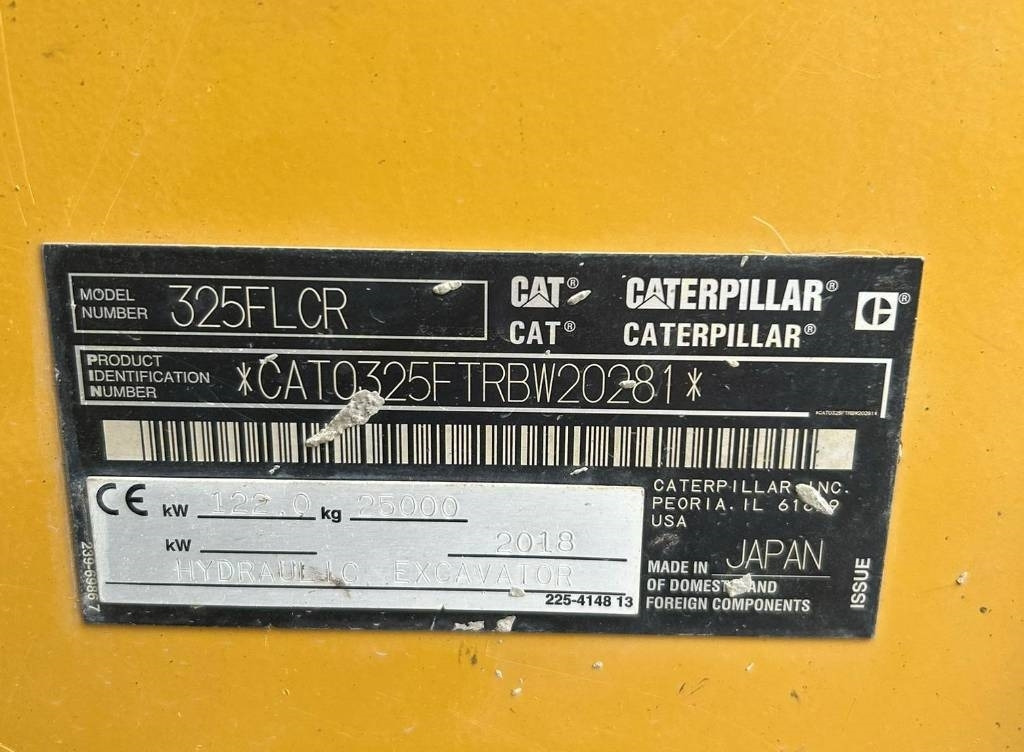CAT 325 FL CR (Under Preparation) - Верижен багер: снимка 2 CAT 325 FL CR (Under Preparation) - Верижен багер: снимка 2