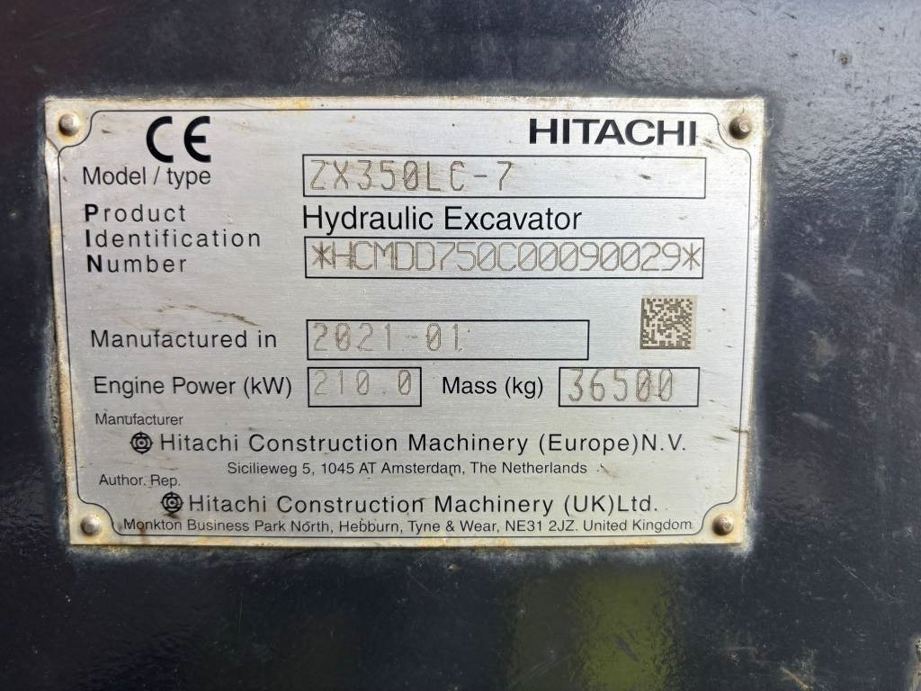 Hitachi ZX 350 LC-7 (Under Preparation) - Верижен багер: снимка 2 Hitachi ZX 350 LC-7 (Under Preparation) - Верижен багер: снимка 2