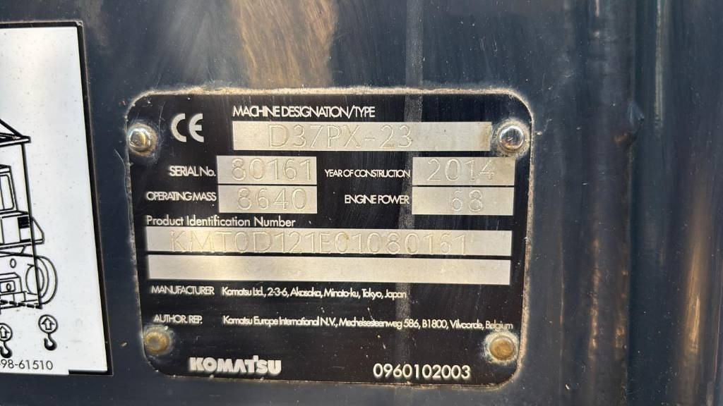 Булдозер Komatsu D37 PX-23: снимка 9