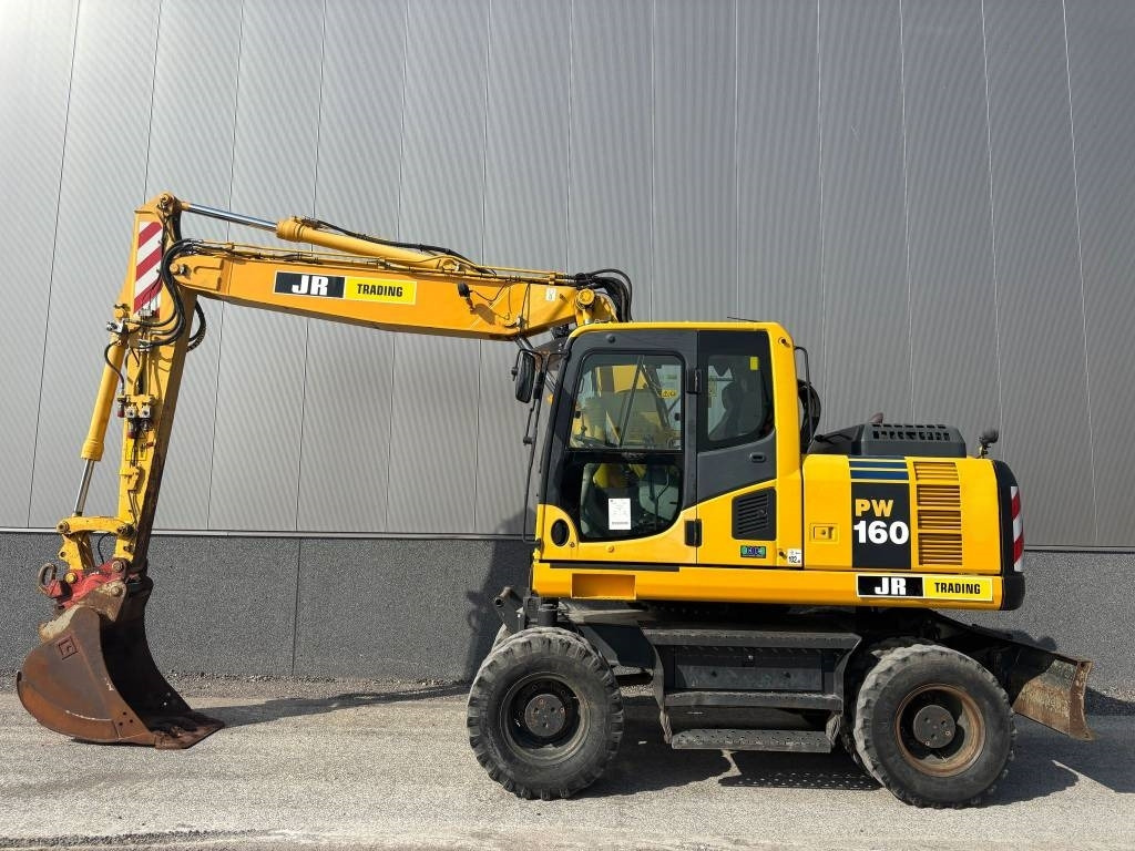 Komatsu PW 160 - Колесен багер: снимка 1 Komatsu PW 160 - Колесен багер: снимка 1