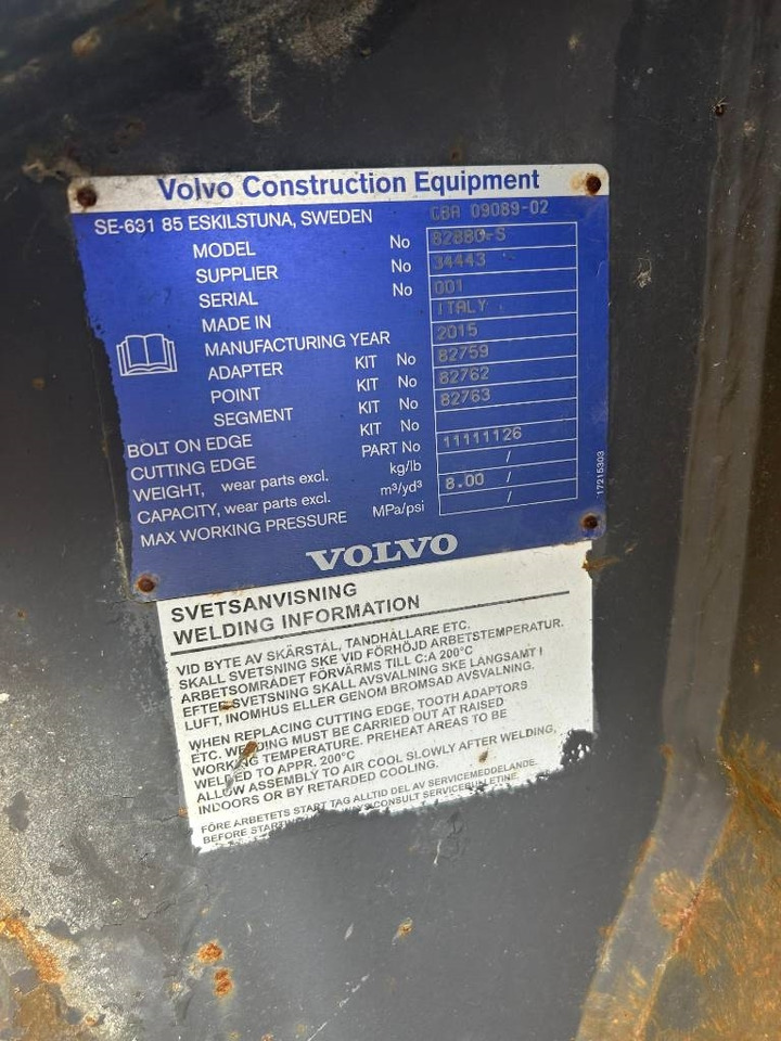 Volvo L350F Rock Bucket (Volvo) - Кофа за Строителна техника: снимка 5 Volvo L350F Rock Bucket (Volvo) - Кофа за Строителна техника: снимка 5