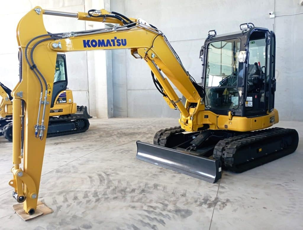 Komatsu PC58MR-5E0 - Мини багер: снимка 1 Komatsu PC58MR-5E0 - Мини багер: снимка 1
