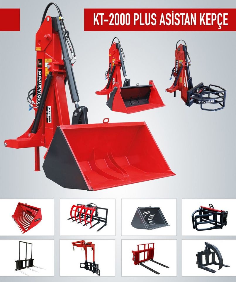 Novatar Tractor Rear Loader - Трактор: снимка 1 Novatar Tractor Rear Loader - Трактор: снимка 1