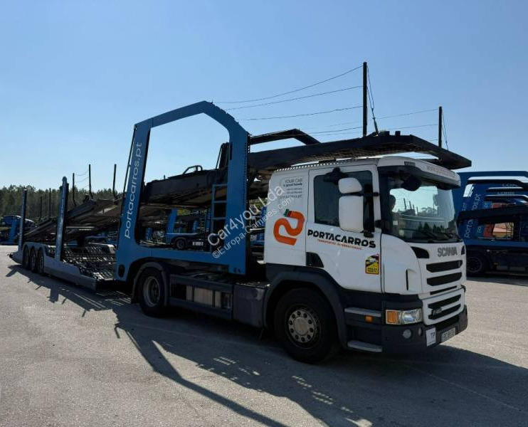 Scania P 450 - Автовоз камион, Автовоз полуремарке: снимка 1 Scania P 450 - Автовоз камион, Автовоз полуремарке: снимка 1