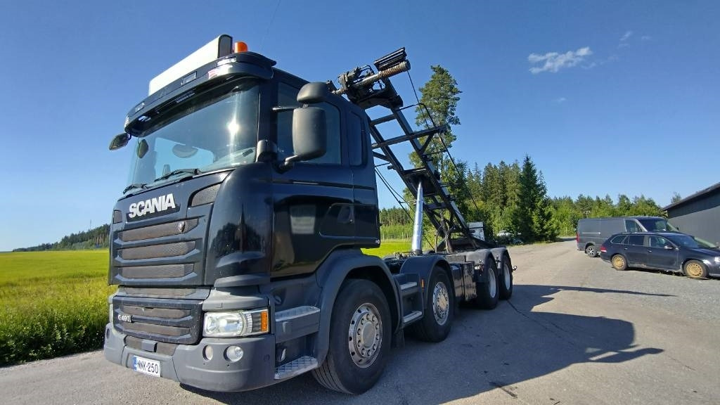 Scania R490 8x4 multilift vaijerilaite,napaperät - Мултилифт за контейнери камион: снимка 2 Scania R490 8x4 multilift vaijerilaite,napaperät - Мултилифт за контейнери камион: снимка 2
