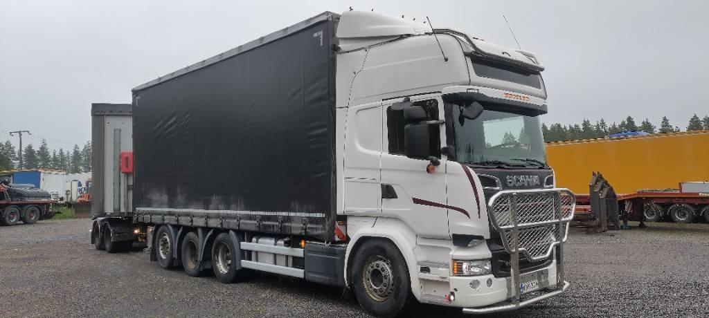 Лизинг на Scania R580 8x4 kapellilava+Dolly+kärry 76tn juna  Scania R580 8x4 kapellilava+Dolly+kärry 76tn juna: снимка 8