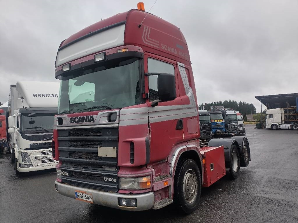 Scania R164 6x2 vetoauto,täysilma,manuaali - Влекач: снимка 2 Scania R164 6x2 vetoauto,täysilma,manuaali - Влекач: снимка 2