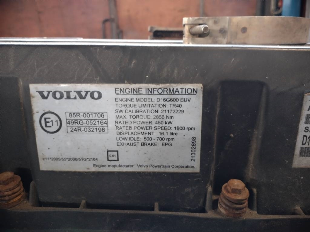 Volvo D16G täys korjattu moottori - Двигател за Камион: снимка 4 Volvo D16G täys korjattu moottori - Двигател за Камион: снимка 4