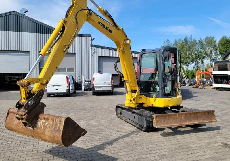 Верижен багер Komatsu PC55MR-3 / SPROWADZONA / 4 380 MTH: снимка 8