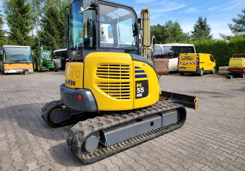Верижен багер Komatsu PC55MR-3 / SPROWADZONA / 4 380 MTH: снимка 10