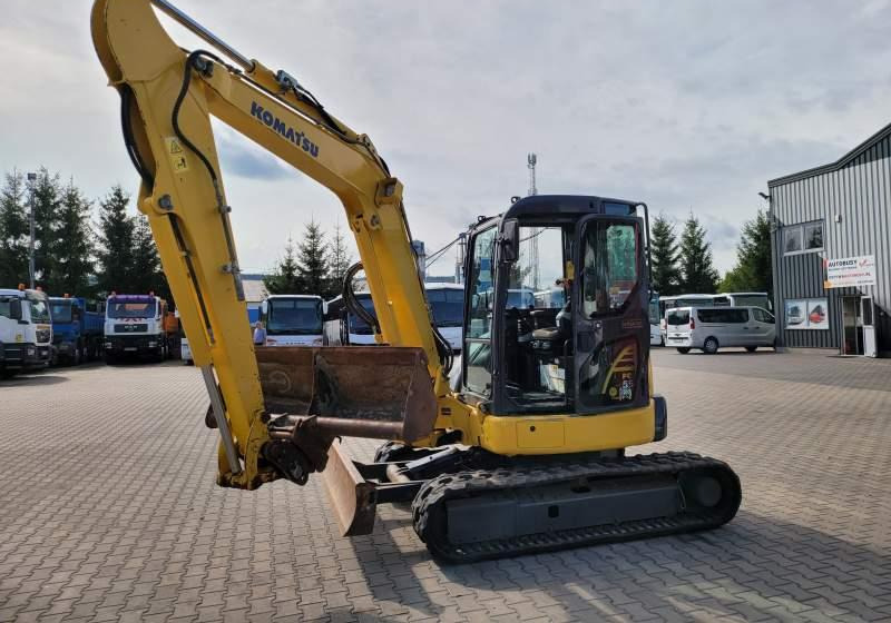 Верижен багер Komatsu PC55MR-3 / SPROWADZONA / 4 380 MTH: снимка 13
