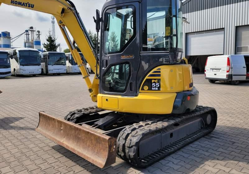Верижен багер Komatsu PC55MR-3 / SPROWADZONA / 4 380 MTH: снимка 12