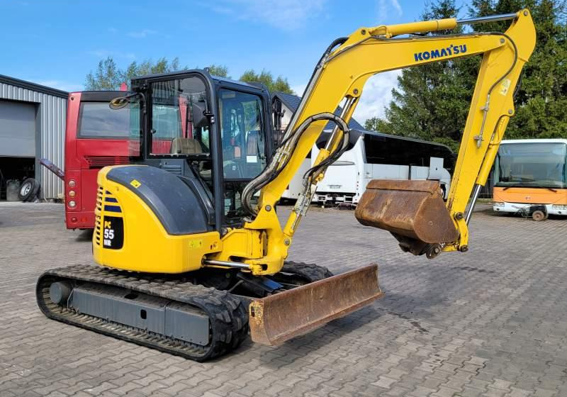 Komatsu PC55MR-3 / SPROWADZONA / 4 380 MTH - Верижен багер: снимка 2 Komatsu PC55MR-3 / SPROWADZONA / 4 380 MTH - Верижен багер: снимка 2