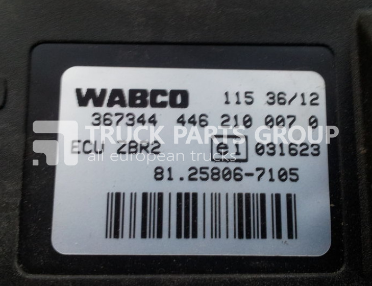 Блок за управление за Камион MAN TGA, TGX, ECU central on-board computer ZBR, ZBR2, 81258067072, control unit: снимка 9