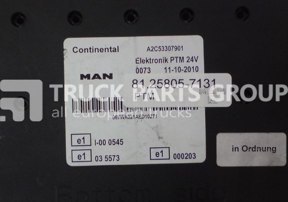 MAN TGX, TGL, TGM, TGL EURO5, EURO6 emission PTM control unit, PTM3, control unit - Блок за управление за Камион: снимка 2 MAN TGX, TGL, TGM, TGL EURO5, EURO6 emission PTM control unit, PTM3, control unit - Блок за управление за Камион: снимка 2