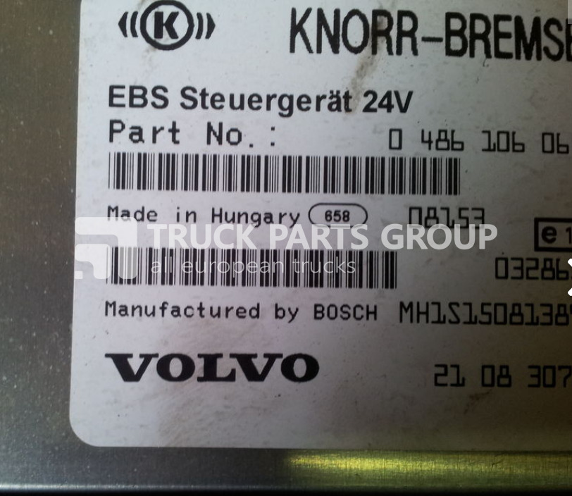 VOLVO FH13, FM13, EURO 4, EURO 5, EDC, ECU, EBS control unit, electron control unit - Блок за управление за Камион: снимка 4 VOLVO FH13, FM13, EURO 4, EURO 5, EDC, ECU, EBS control unit, electron control unit - Блок за управление за Камион: снимка 4