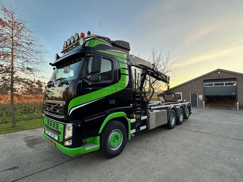Volvo FH 540 8X4 / NL TRUCK / EURO5 / CRANE+ROTATOR+HOOK - Камион с кабелна система, Камион с кран: снимка 1 Volvo FH 540 8X4 / NL TRUCK / EURO5 / CRANE+ROTATOR+HOOK - Камион с кабелна система, Камион с кран: снимка 1