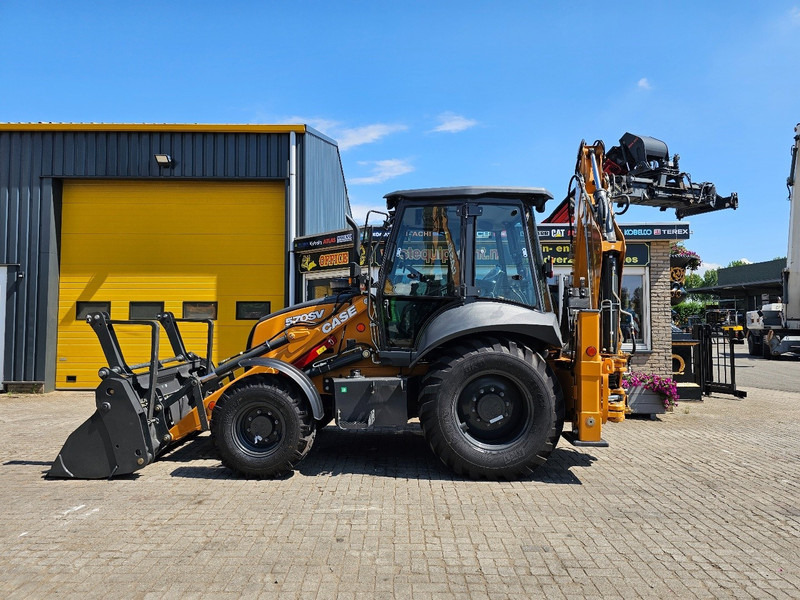 Case 570SV A/C / 4x4 / Lepels / Telescopic - Багер-товарач: снимка 1 Case 570SV A/C / 4x4 / Lepels / Telescopic - Багер-товарач: снимка 1