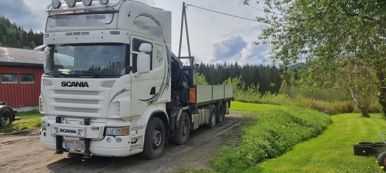 Scania R560 - Бордови камион, Камион с кран: снимка 2 Scania R560 - Бордови камион, Камион с кран: снимка 2
