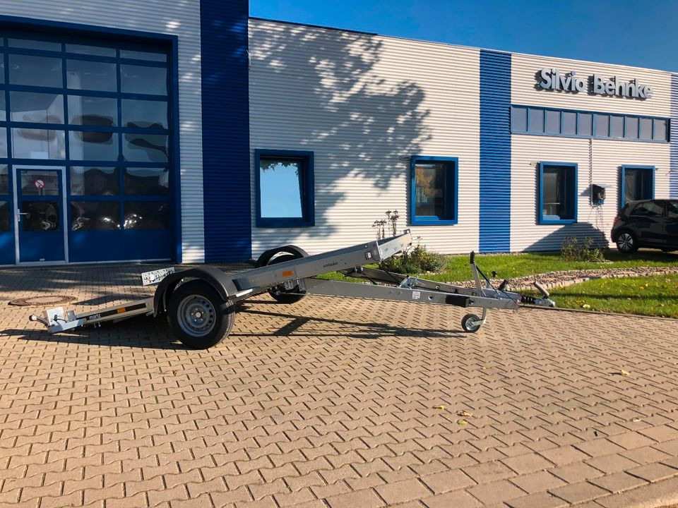 Автовоз ремарке Martz Anhänger / Tieflader 1163Kg Nutzlast mit Knickdeichsel zum Kippen 3250 x 1850 mm 2429€ Netto Sofort!: снимка 1