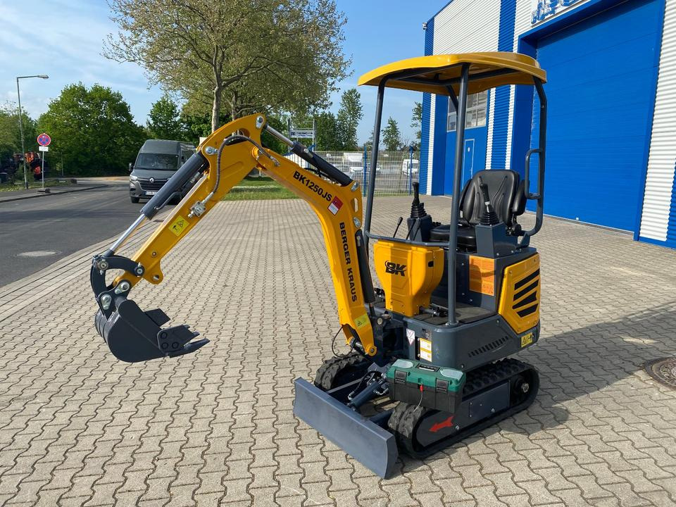 Minibagger BK1250JS + Schaufelpaket *INKL.19% MWST*KUBOTA*BERGER KRAUS*JOYSTICK*SOFORT!* - Мини багер: снимка 1 Minibagger BK1250JS + Schaufelpaket *INKL.19% MWST*KUBOTA*BERGER KRAUS*JOYSTICK*SOFORT!* - Мини багер: снимка 1