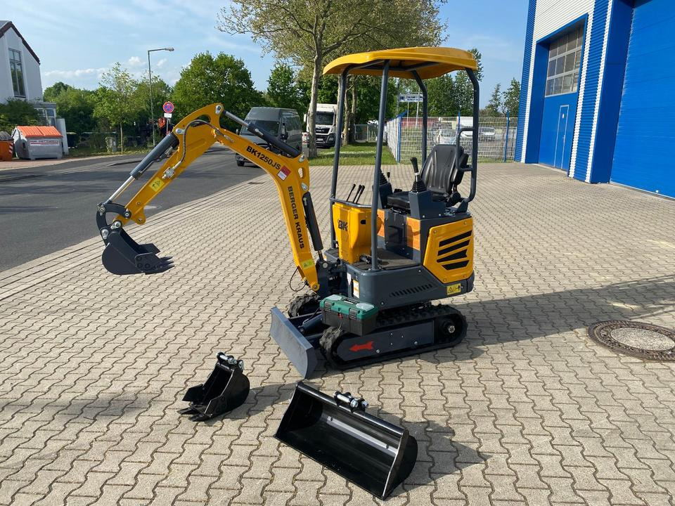 Minibagger BK1250JS + Schaufelpaket *INKL.19% MWST*KUBOTA*BERGER KRAUS*JOYSTICK*SOFORT!* - Мини багер: снимка 2 Minibagger BK1250JS + Schaufelpaket *INKL.19% MWST*KUBOTA*BERGER KRAUS*JOYSTICK*SOFORT!* - Мини багер: снимка 2