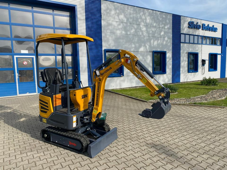 Minibagger BK1250JS + Schaufelpaket *INKL.19% MWST*KUBOTA*BERGER KRAUS*JOYSTICK*SOFORT!* - Мини багер: снимка 5 Minibagger BK1250JS + Schaufelpaket *INKL.19% MWST*KUBOTA*BERGER KRAUS*JOYSTICK*SOFORT!* - Мини багер: снимка 5