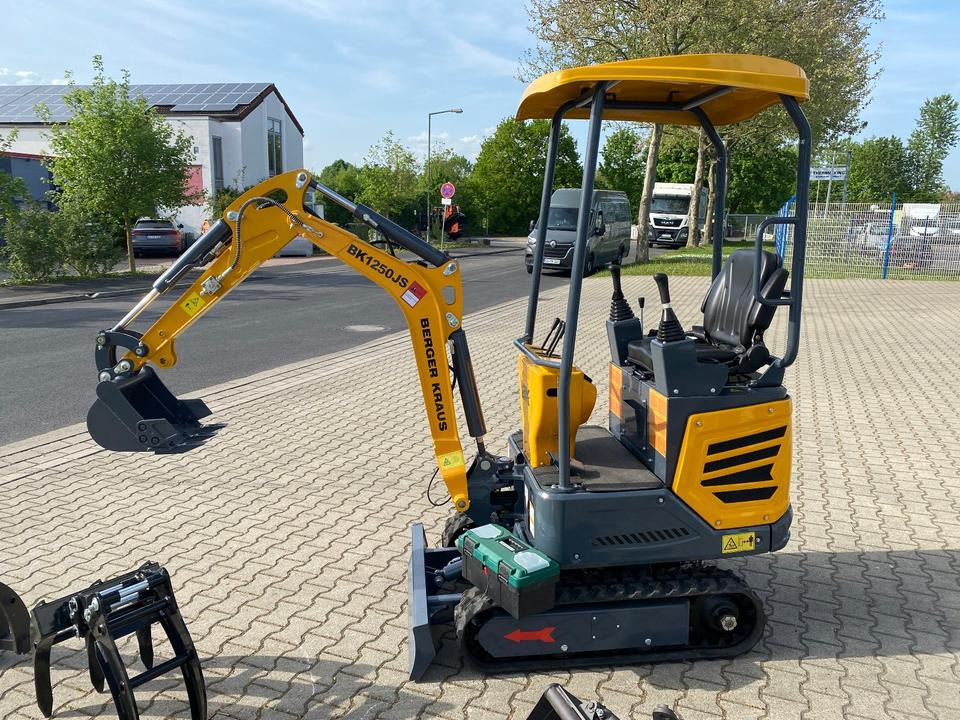 Minibagger BK1250JS + Zubehör *INKL.19% MWST*KUBOTA*BERGER KRAUS*JOYSTICK*SOFORT!* - Мини багер: снимка 5 Minibagger BK1250JS + Zubehör *INKL.19% MWST*KUBOTA*BERGER KRAUS*JOYSTICK*SOFORT!* - Мини багер: снимка 5