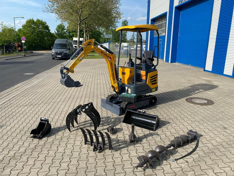Minibagger BK1250JS + Zubehör *INKL.19% MWST*KUBOTA*BERGER KRAUS*JOYSTICK*SOFORT!* - Мини багер: снимка 2 Minibagger BK1250JS + Zubehör *INKL.19% MWST*KUBOTA*BERGER KRAUS*JOYSTICK*SOFORT!* - Мини багер: снимка 2