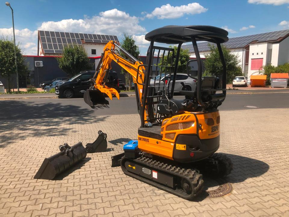 Minibagger BK1700JS + Schaufelpaket *INKL.19% MWST*BERGER KRAUS*KUBOTA*JOYST*SOFORT! - Мини багер: снимка 5 Minibagger BK1700JS + Schaufelpaket *INKL.19% MWST*BERGER KRAUS*KUBOTA*JOYST*SOFORT! - Мини багер: снимка 5
