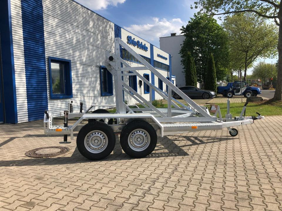 Кабелно ремарке Vermietung / Kabelanhänger 3000KG / Nutzlast 2322KG / Kabeltrommel-Anhänger / Glasfaser/ 3 Tage: снимка 6