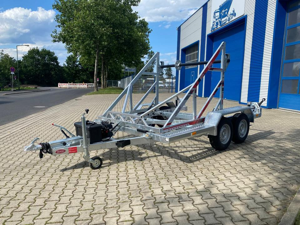 Vermietung / Kabelanhänger 3500KG E-Winde / Nutzlast 2749KG / Kabeltrommel-Anhänger / Glasfaser/ 1 Monat - Кабелно ремарке: снимка 2 Vermietung / Kabelanhänger 3500KG E-Winde / Nutzlast 2749KG / Kabeltrommel-Anhänger / Glasfaser/ 1 Monat - Кабелно ремарке: снимка 2