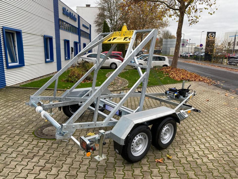 Кабелно ремарке Vermietung / Kabelanhänger 3500KG E-Winde / Nutzlast 2825KG / Kabeltrommel-Anhänger / Glasfaser/ 3 Tage: снимка 10