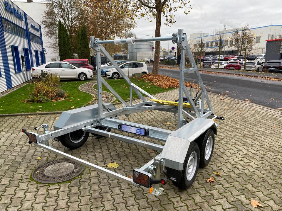 Кабелно ремарке Vermietung / Kabelanhänger 3500KG E-Winde / Nutzlast 2825KG / Kabeltrommel-Anhänger / Glasfaser/ 3 Tage: снимка 6