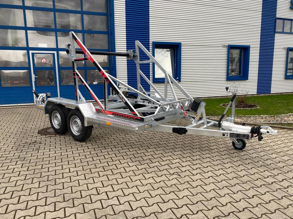 Vermietung / Kabelanhänger 3500KG / Nutzlast 2766KG / Kabeltrommel-Anhänger / Glasfaser/ 1 Monat - Кабелно ремарке: снимка 2 Vermietung / Kabelanhänger 3500KG / Nutzlast 2766KG / Kabeltrommel-Anhänger / Glasfaser/ 1 Monat - Кабелно ремарке: снимка 2