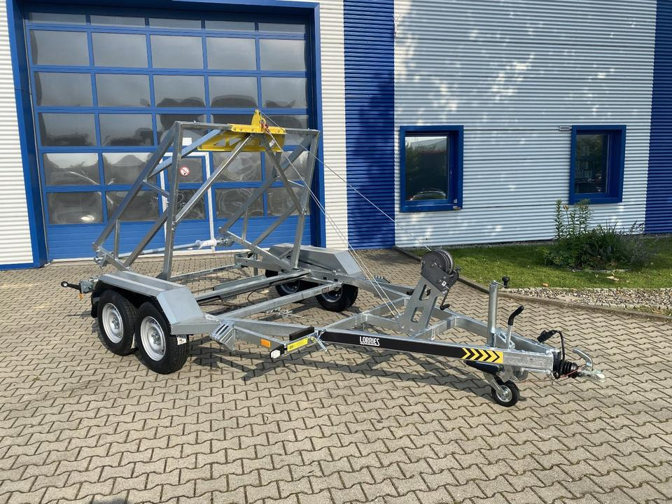 Кабелно ремарке Vermietung / Kabelanhänger 3500KG / Nutzlast 2825KG / Kabeltrommel-Anhänger / Glasfaser/ 1 Monat: снимка 10